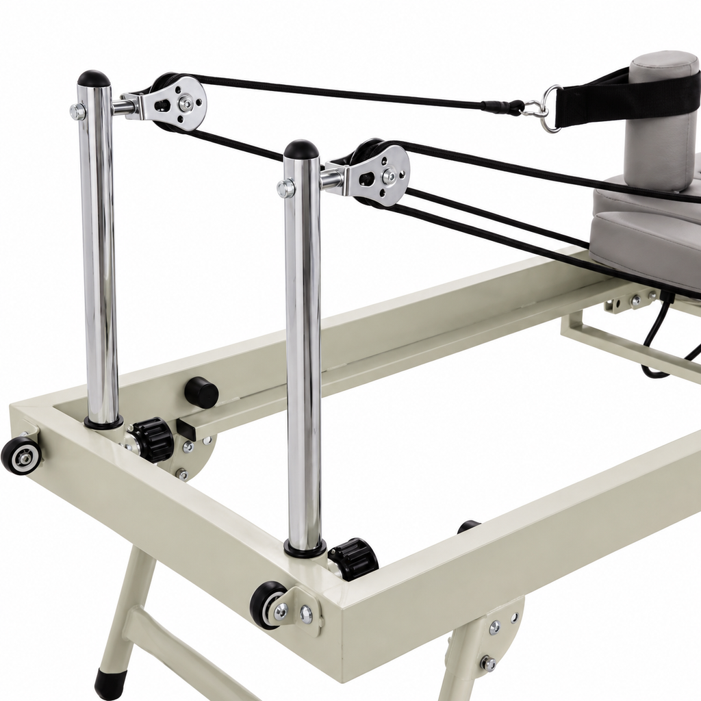 Pilates reformer pliable