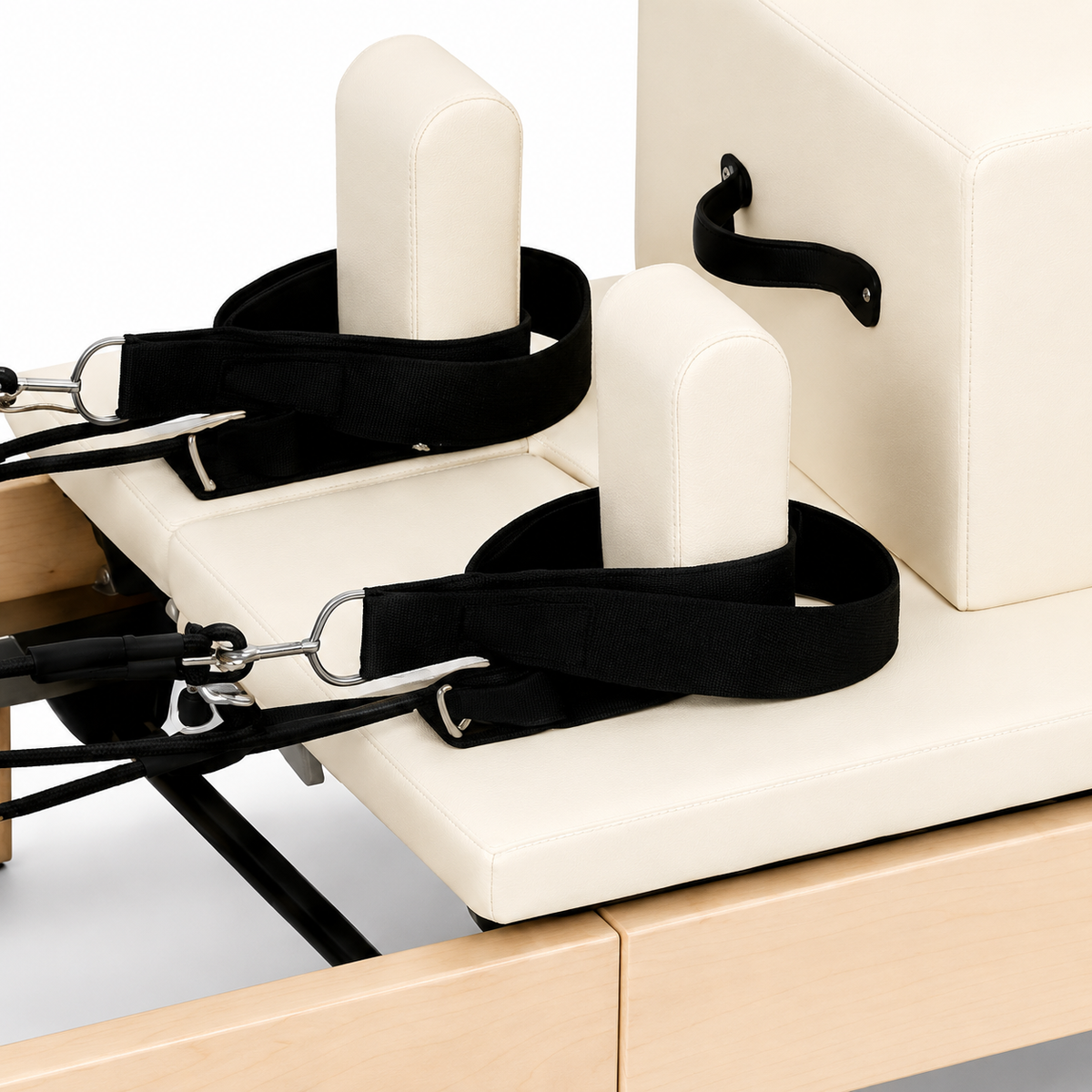 Pilates reformer pliable en bois