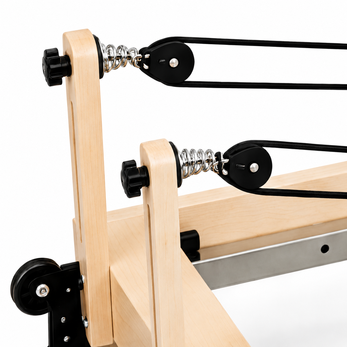 Pilates reformer pliable en bois