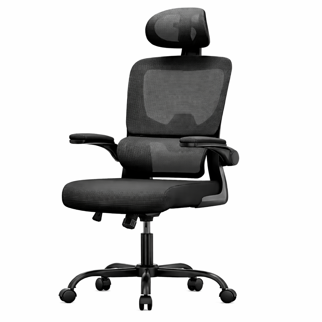 Chaise ergonomique avec repose-tête